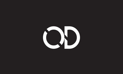 OD, DO, O, D Abstract Letters Logo Monogram