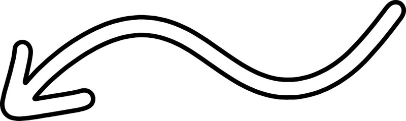 Hand drawn arrow set