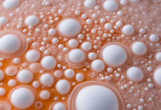 Abstract colored background, bubbles on the surface, texture