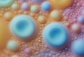 Abstract colored background, bubbles on the surface, texture