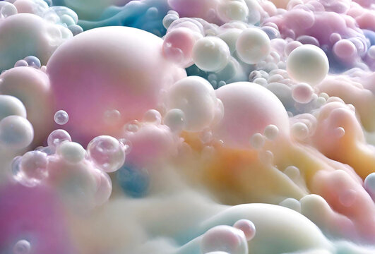 Abstract colored background, bubbles on the surface, texture bubbles