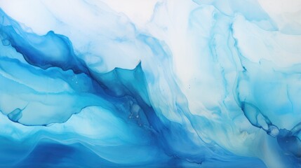 Fototapeta na wymiar flowing blue elegance in abstract art - ideal for stylish interior wallpapers, modern design templates, and backdrops for relaxation and mindfulness applications
