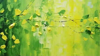 fresh lime and sunshine yellow abstract art. ideal for bright decor accents, energizing desktop backgrounds, and cheerful marketing materials