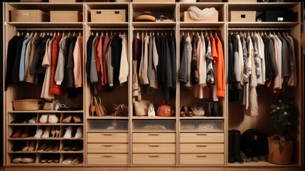 Compact Closet Space Optimization Generative AI