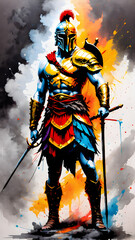 Fototapeta premium Ares God of War greek Mythology 