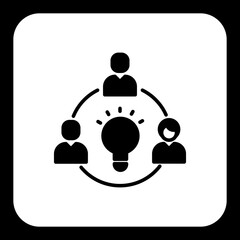 Business icon. Black business icon. Line business icon. Business icon set