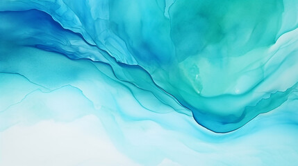 abstract watercolor paint background by teal color background