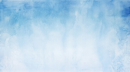 blue winter watercolor ombre leaks and splashes text space