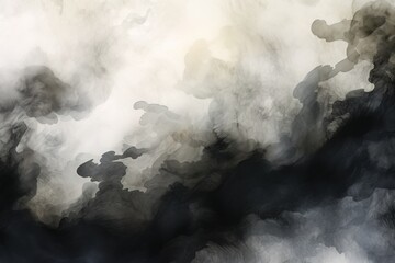 Ebony abstract watercolor background