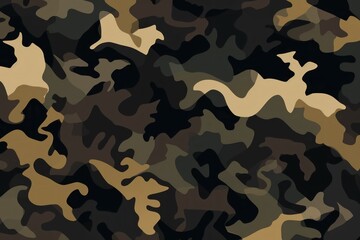 Ebony camouflage pattern design poster background - obrazy, fototapety, plakaty