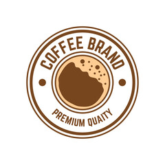 Coffee logo, suitable for coffee shop logo or product brand identity.