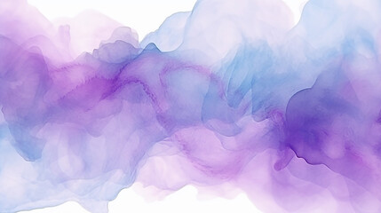 Fototapeta na wymiar purple blue abstract watercolor texture background on white isolated background