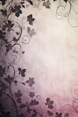 Ebony soft pastel background parchment with a thin barely noticeable floral ornament background