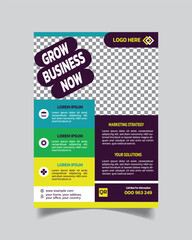  Business Agency Flyer and Innovative Business Leaflet Creative Agency Poster A4 