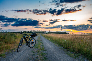 Obraz premium Urlaub mit dem Fahrrad im Harz
