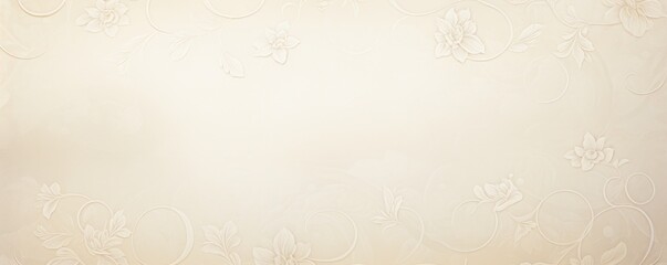 Ivory soft pastel background parchment with a thin barely noticeable floral ornament background