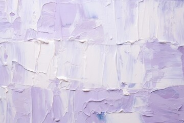 Lavender closeup of impasto abstract rough white art painting texture