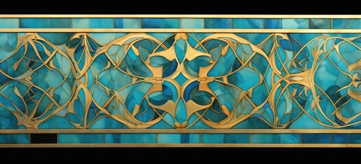 Islamic seamless pattern, Geometric ornaments based on traditional arabic art