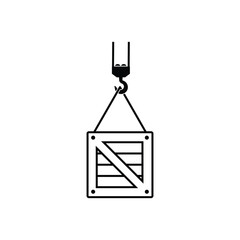 cargo logistics icon vector