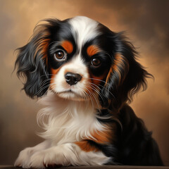 Cavalier king Charles spaniel puppy
