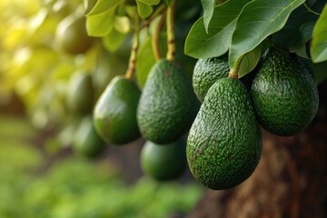 avocado on the tree
