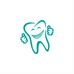 Smile Dental Logo. Dental Logo Design Vector