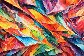 Masterpiece Bursting With Vibrant Vivid Chroma Colors (PNG 8208x5472)