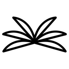 grass Outline icon