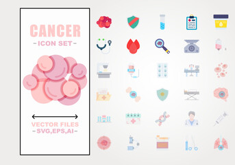 Fototapeta na wymiar Cancer Set File