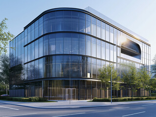 Fototapeta na wymiar building of office perfect to house the european businesses