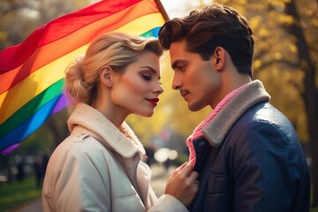 Love Unveiled: A Radiant Representation of Same-Sex Romance on Valentine's Day