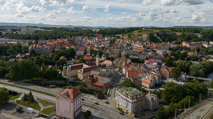 Miasto Kłodzko na Dolnym Śląsku - obrazy, fototapety, plakaty