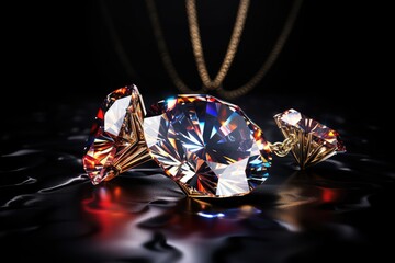 Copyright-free photos of stylized diamond jewelry for website and social media use