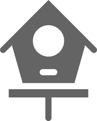 Nest Solid Icon Logo Vector Symbol