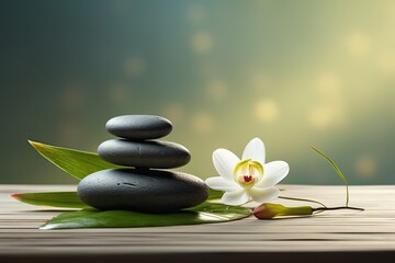 Stones spa scene with peaceful concepts.