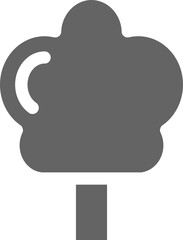 Tree Solid Icon Logo Vector Symbol