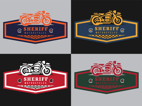 Motorcycle logo vector