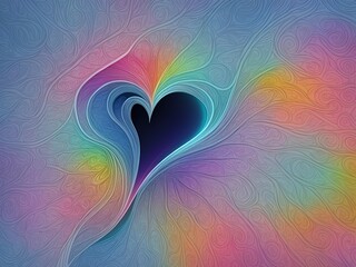 Valentine day background design. Ai generated. 