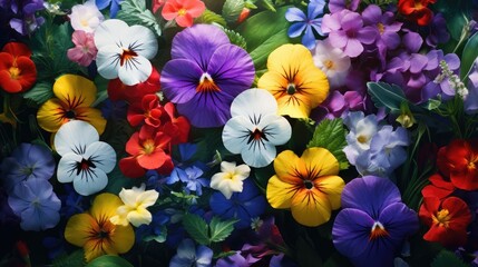 colorful flowers