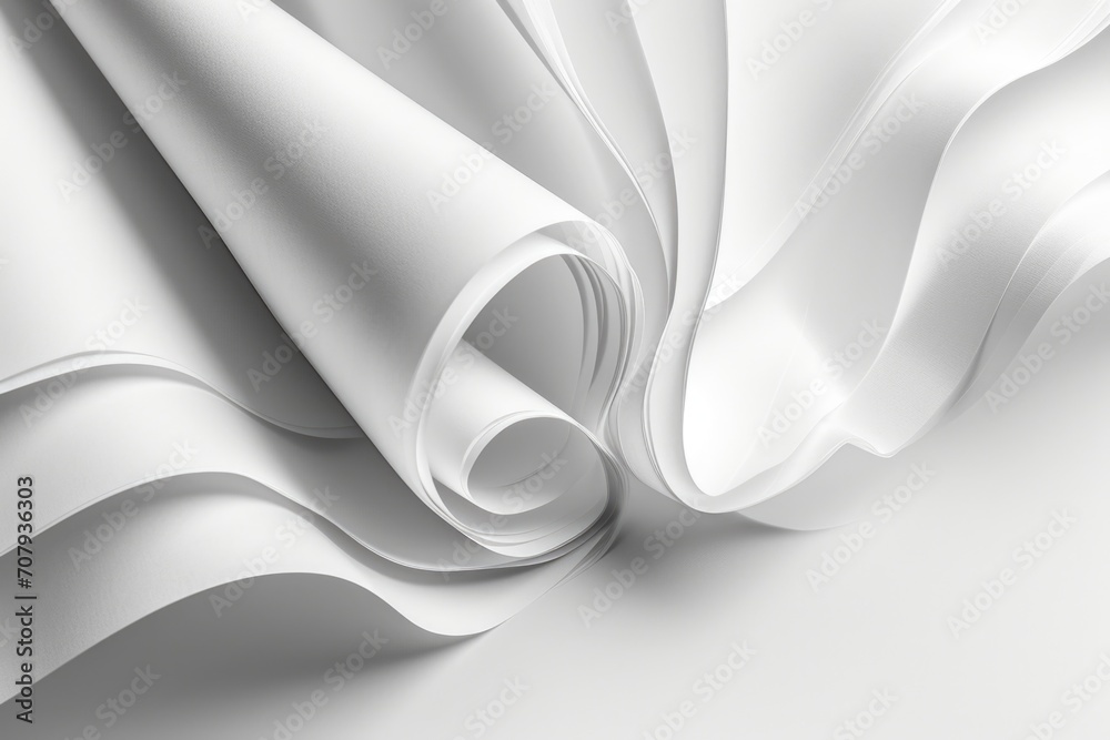 Poster a close up view of a white sheet of paper. can be used for various purposes