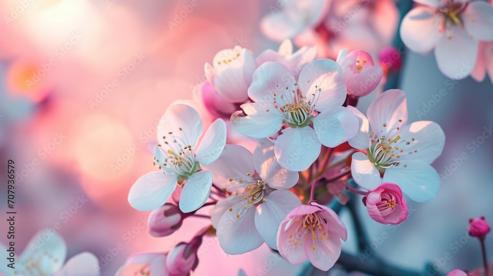 Poster a close-up view of a bunch of flowers. this image can be used to add a touch of natural beauty to an