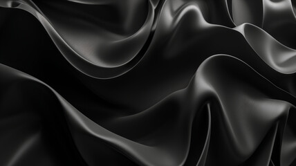 Obraz premium black satin background