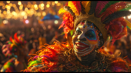 Naklejka premium Carnival in Brazil
