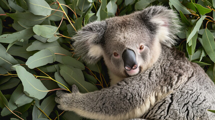 Fototapeta premium koala bear in tree