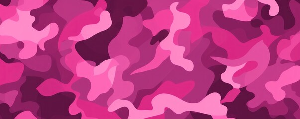 Obraz na płótnie Canvas Magenta camouflage pattern design poster background