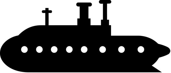 Subaqueous vessel icon