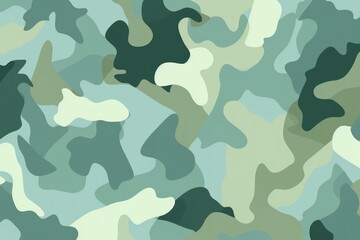 Mint camouflage pattern design poster background 