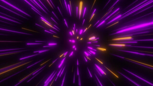 Speedline background in purple and orange colors, portal background with lines