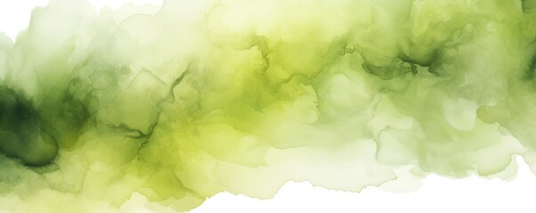 Olive abstract watercolor background 