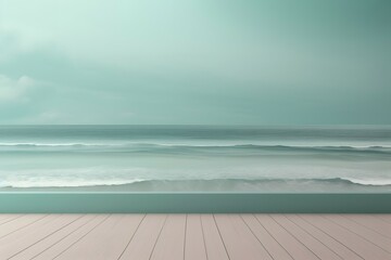 minimalist elegant sea tone scandinavian stage background 8k.